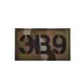 Tactical Multicam Morale Patch IR Call Sign Patch Number 3139 Military Badge Gear - CP Camo 3B9