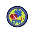Embroidered CPR medical morale patch tactical hook and loop badge for outdoor tactical backpacks. - CPR Medical Emergency Style