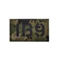 Parche moral táctico de camuflaje digital con número negro 139, duradero y de gran calidad. - Digital Selva 1B9