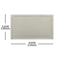 DIY blank embroidery patch tactical morale badge rectangle blank hook and loop patch 8x5cm - Square Blank DIY (10x5.5cm) / 10x5.5cm / White