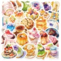 Cute dessert sticker pack watercolor sweet cake macaron decorative planner stickers 30pcs - Dessert Shop