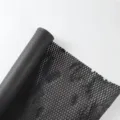 Schwarze Wabenpapier-Verpackungsrolle für Blumensträuße, umweltfreundliches Dämpfungsmaterial. - 50cm*10 Yards/Rolle / Dunkelschwarz