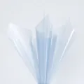 Light blue transparent crystal film flower wrapping paper, waterproof bouquet cellophane material. - Lake Baikal / 20 Pieces/Pack (58x58cm)