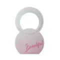 Round pink floral gift box with handle, perfect for Mother's Day flower arrangements. - Pink / Set of 3