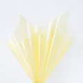 Thickened waterproof jelly paper florist wrapping material translucent flower bouquet film - Yellow River Glaze / 20 Pieces/Pack (58x58cm)