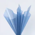 Waterproof blue cellophane flower wrapping paper, translucent crystal jelly film bouquet material. - Sea Breeze / 20 Pieces/Pack (58x58cm)