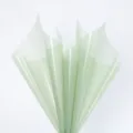 Thickened translucent jelly floral wrapping paper, waterproof crystal cellophane for bouquets. - Rock Salt Green Tea / 20 Pieces/Pack (58x58cm)