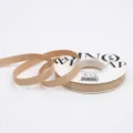 1cm Solid Color Satin Ribbon for Flower Bouquet Gift Wrapping, Nude Beige Craft Ribbon Sku - 1.0cm / Nude