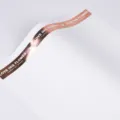 Waterproof floral wrapping paper with rose gold hot stamping strip for DIY gift packaging. - Love Flower Model B (Rose Gold + White) / 10 Sheets Pack