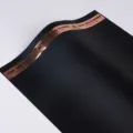 Premium black waterproof floral wrapping paper with elegant gold foil design for DIY gifts. - Love Flower Model B (Rose Gold + Black) / 10 Sheets Pack