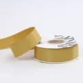 Gold Satin Ribbon 1cm Solid Color Ribbon for Floral Bouquet Gift Wrapping Wedding Decor - 2.5cm / Gold