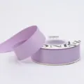 Light purple double-faced satin ribbon, perfect for flower bouquet wrapping and gift decoration. - 2.5cm / Light Purple