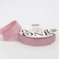 Pink satin ribbon roll for floral bouquet wrapping, gift packaging and decorative bows. - 2.5cm / Pink Purple