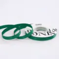 Dark green satin ribbon spool for gift wrapping, flower bouquets, and holiday crafts. - 1.0cm / Christmas Green