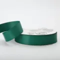 1cm Dark Green Satin Ribbon Roll for Flower Bouquet Packaging Gift Wrapping Bow Craft Decor - 2.5cm / Christmas Green