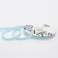 1cm light blue double faced satin ribbon for flower bouquet and gift wrapping decoration. - 1.0cm / Sky Blue