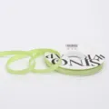 Light green double-faced satin ribbon, 1cm wide 20 yards for gift wrapping and floral bouquets. - 1.0cm / Bean Green