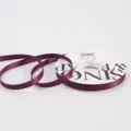 1cm wide dark purple double-sided satin ribbon for flower bouquet wrapping and gift decoration. - 1.0cm / Italian Plum