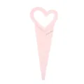 Scatola di imballaggio per fiore singolo a forma di cuore rosa sacchetto di carta per regalo di rose - Rosa chiaro / Confezione da 10