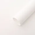 White waterproof embossed floral wrapping paper, premium texture for bouquet packaging. - Pack of 20 / White