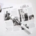 Carta da regalo impermeabile per bouquet in stile giornale inglese vintage per composizioni - Stile Ragazza / Confezione da 20 / Bianco