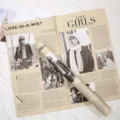 Carta da imballaggio floreale in stile giornale inglese retrò, impermeabile ed elegante. - Stile Ragazza / Confezione da 20 / colore pelle di mucca