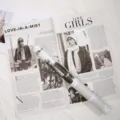 Carta da regalo floreale con giornale inglese vintage, materiale impermeabile per bouquet. - Stile Ragazza / Confezione da 20 / Grigio