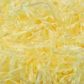 Yellow raffia shredded paper for gift box packaging filler and festive decoration material. - Light Yellow / Pack