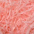 Pink crinkle cut paper shreds gift box filler decorative raffia packaging material - Champagne / Pack