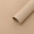 Beige embossed floral wrapping paper roll for bouquet packaging and gift wrapping crafts. - Pack of 20 / Macchiato