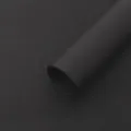 Black embossed floral wrapping paper waterproof textured paper roll for bouquet packaging craft. - Pack of 20 / Black