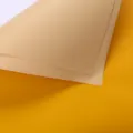 Double-sided dual-color bouquet wrapping paper, beige and yellow floral packaging material. - Ginger + Straw 052