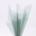 Light green transparent flower wrapping paper, waterproof OPP crystal film for bouquets. - Forest Green / 20 Pieces/Pack (58x58cm)