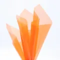 Orange transparent cellophane floral wrapping paper, waterproof OPP crystal film bouquet wrap. - Mars / 20 Pieces/Pack (58x58cm)