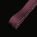 2.6cm Wine Red Organza Ribbon for Flower Packaging Gift Wrapping and DIY Bow Craft Decor Items - Charm Wine Red
