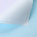 Waterproof floral wrapping paper double sided color bouquet wrapping material florist supply - Sky Blue + White 131