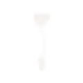 Sac de fleurs en dentelle retro manchon transparent OPP pour emballage de bouquet mini - Branche Unique Blanc Perle