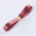 Solid color satin ribbon 1cm width for floral gift wrapping, handmade DIY bow decoration. - Sari Color