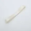 1cm solid white satin ribbon, perfect for floral packaging, handmade DIY crafts and gift wrapping. - Cream Rice