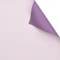 Waterproof floral wrapping paper double sided thick bouquet packaging material gift wrap. - Pack of 20 / Pudding Purple + Nude Pink