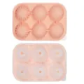 Molde de cubitos de hielo de silueta para whisky esfera y flores herramienta de cocina - Rosa