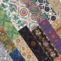 Gedetailleerd overzicht van klassieke decoratieve kunstpatronen en vintage bladwijzers. - 30 Vellen/Pak