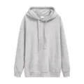 Sweatshirt à capuche gris classique, pull à manches longues confortable pour hommes et femmes. - S / Gris clair