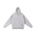 Sudadera con capucha pesada lisa clásica, ropa urbana cómoda para otoño e invierno. - S / Tops / Sudadera con capucha gris blanquecino