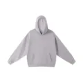 Sudadera con capucha de color sólido cómoda, pullover gris de felpa gruesa variante. - S / Tops / Sudadera con capucha gris ostra