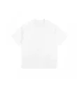 Classic plain cotton short sleeve t-shirt for men and women, comfortable casual daily wear. - White Style Without Pockets