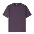 Summer cooling quick-drying short sleeve T-shirt for men and women, dark purple casual top. - S / Dark Purple