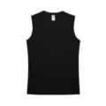 Camiseta sin mangas negra, chaleco casual de color sólido para hombres y mujeres, camiseta básica. - S / Negro