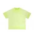 mens neon green cotton oversized t-shirt acid wash drop shoulder streetwear casual top - S / Tops / Fluorescent Green