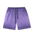 Purple gradient casual drawstring shorts for men streetwear loose summer sports shorts - S / Bottoms / Purple